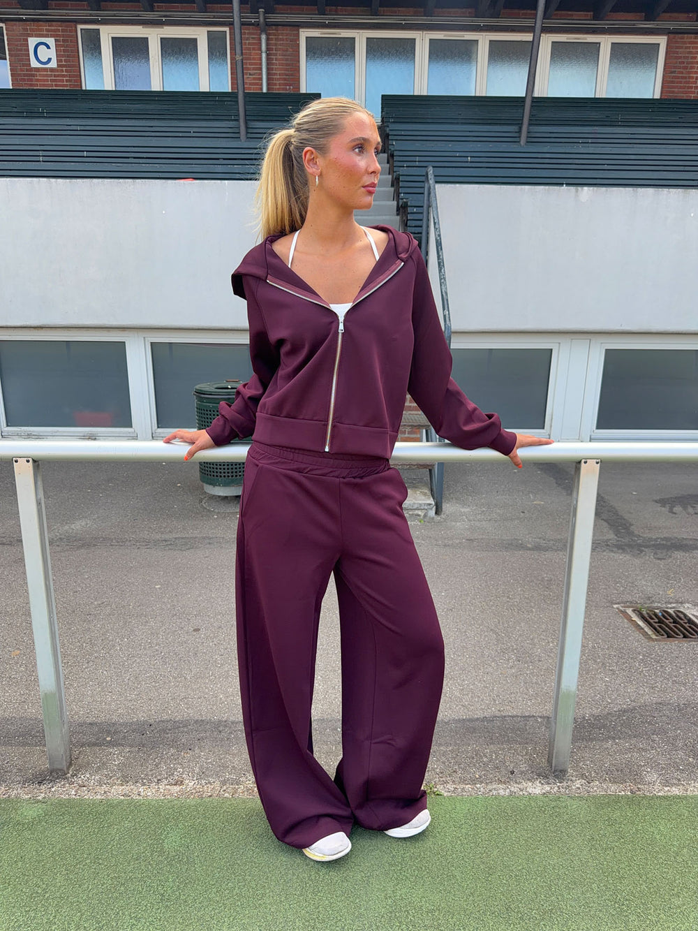 Kat sweatpants - Mørkelilla