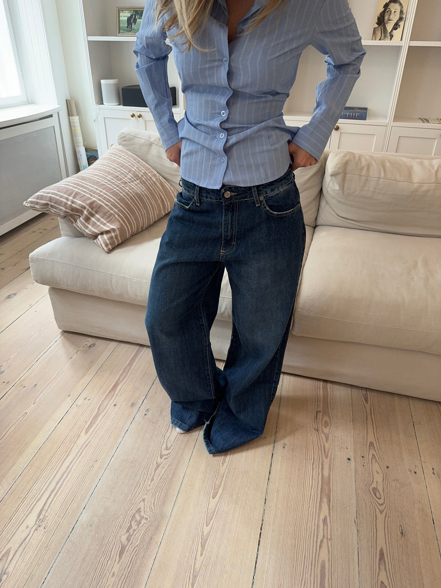 Samara jeans - Mørkeblå denim