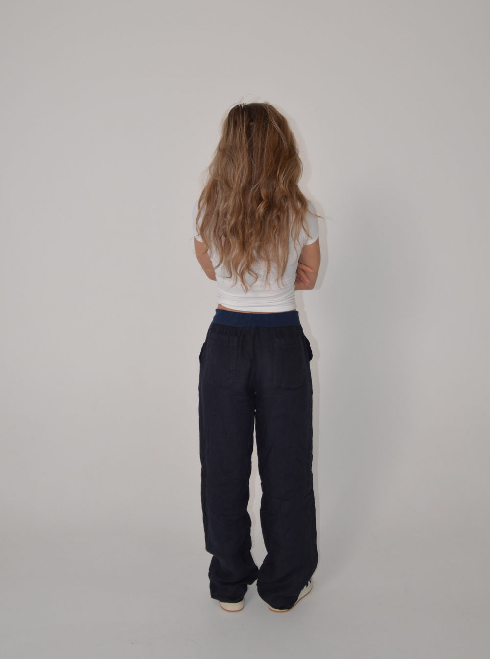 Angel hørbukser - navy
