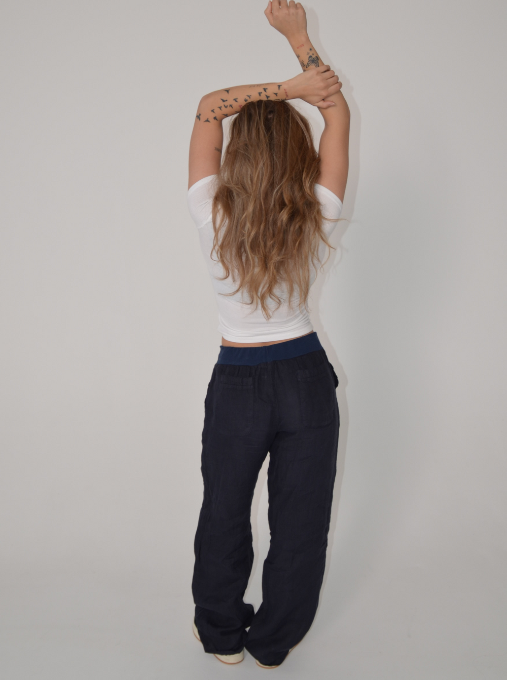 Angel hørbukser - navy
