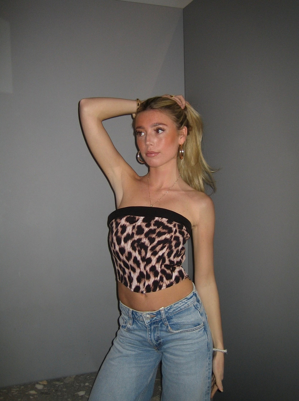 Kimberly corsettop - Leopard