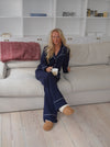 Aurelia pyjamasskjorte - Navy