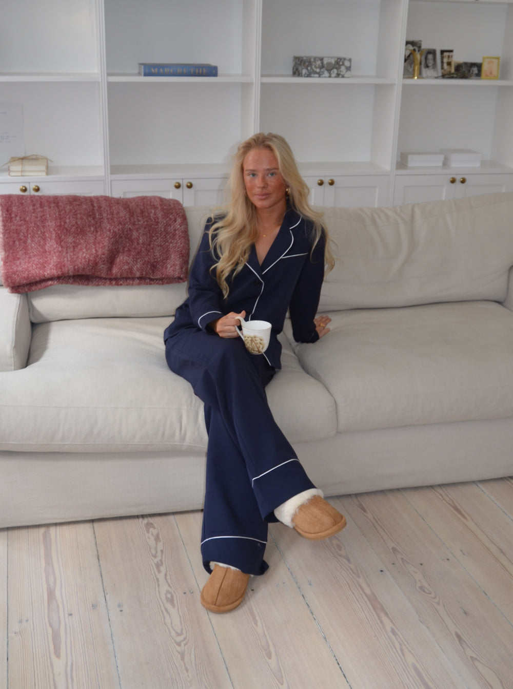 Aurelia pyjamasskjorte - Navy
