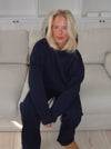 Anelise hoodie - Navy