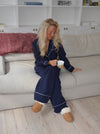 Aurelia pyjamasskjorte - Navy
