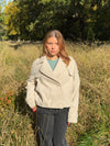 Marigona kort frakke - Beige
