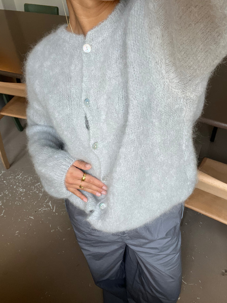 Jamilla mohair cardigan - Grå