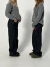 Nuna lavtaljede jeans - Sort