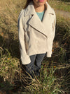 Marigona kort frakke - Beige