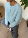 Jamilla mohair cardigan - Lyseblå