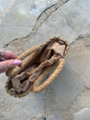 Taormina flettet taske - Beige
