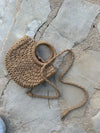Taormina flettet taske - Beige