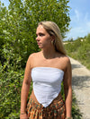 Perla tubetop - Hvid