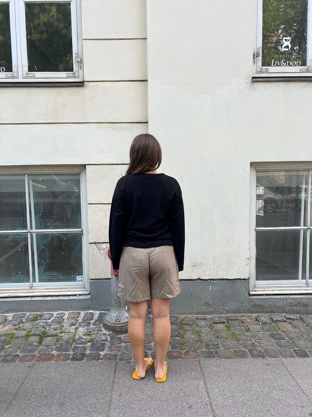 Madison cardigan med lynlås - Sort