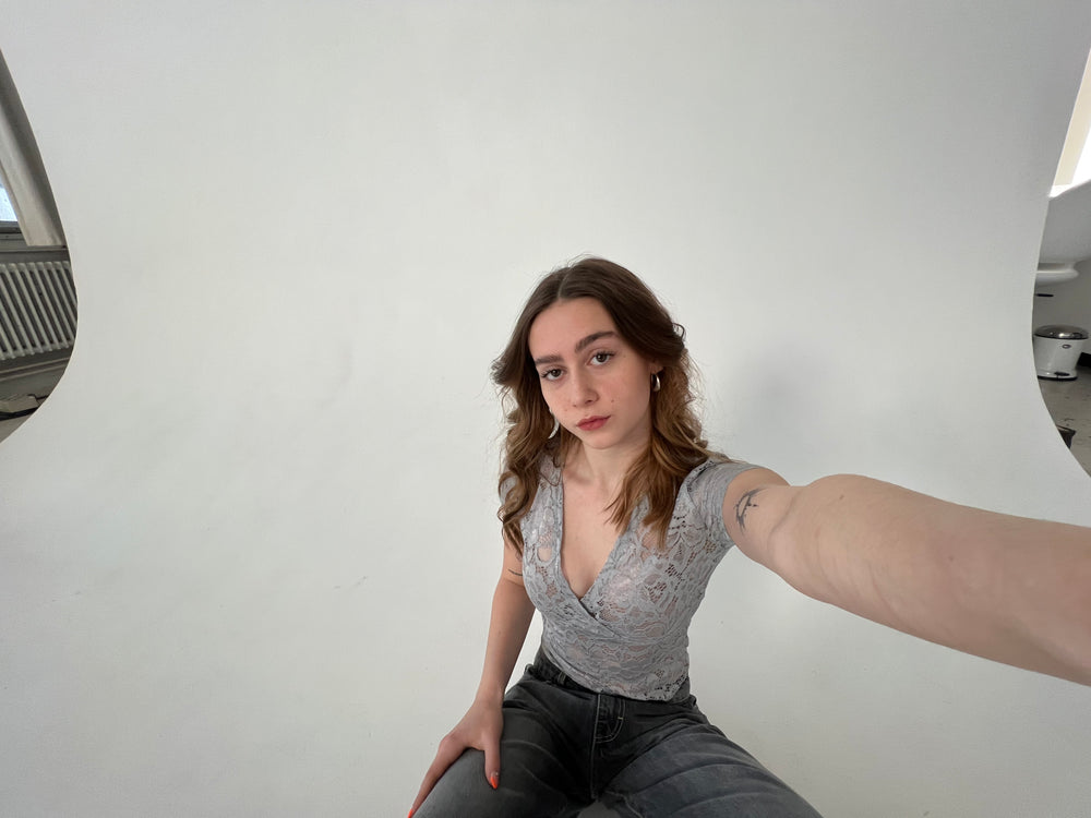 Bernadette blondetop - Grå