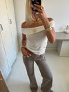 Lovia jeans - Taupe