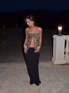 Zita bandeau meshtop - Leopard