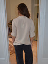 Ria bluse i hørblanding - Beige