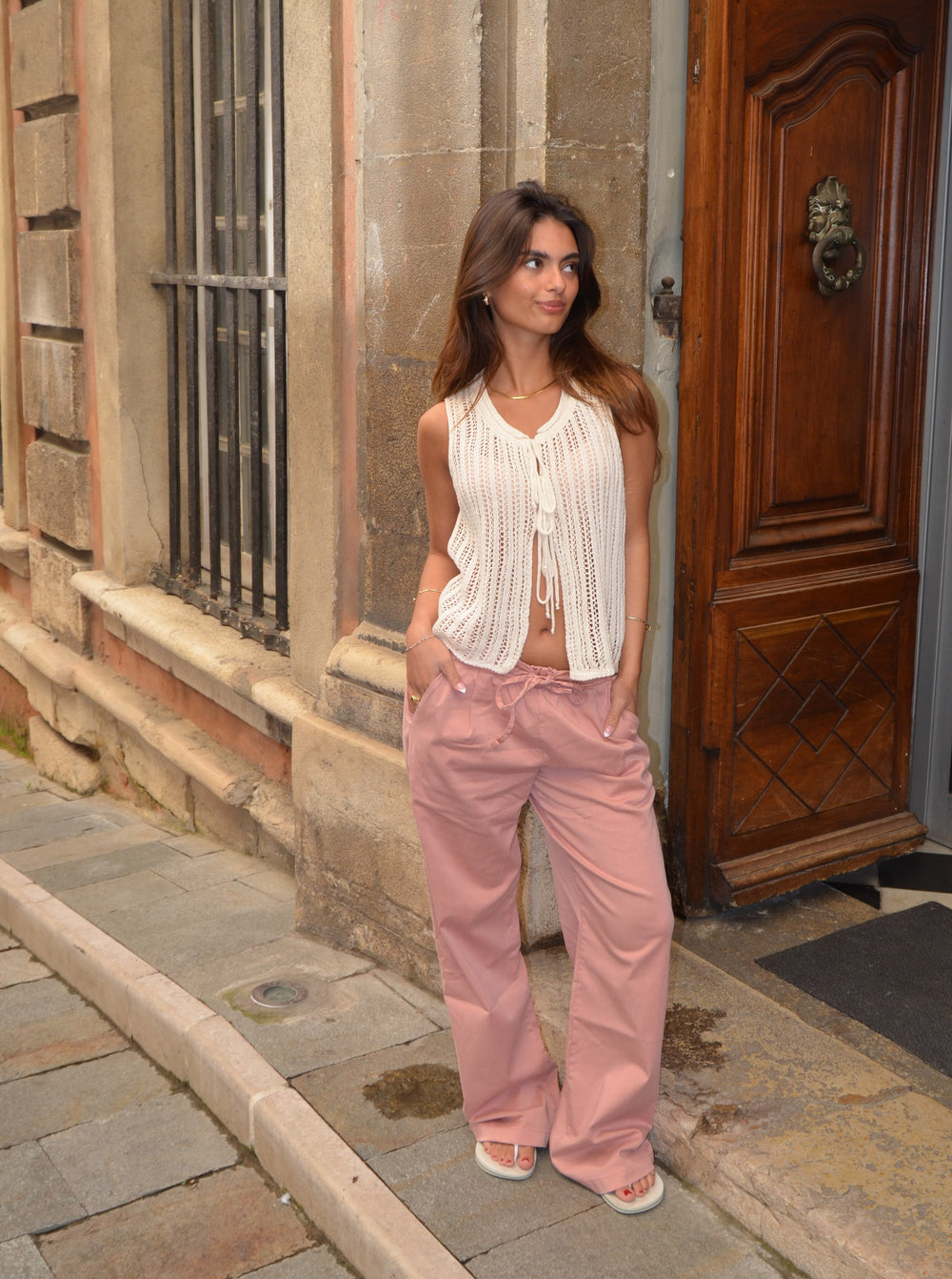 Hadil striktop - Off white