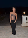 Zita bandeau meshtop - Leopard