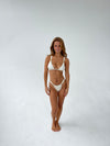 Bruna glimmer bikini - Beige