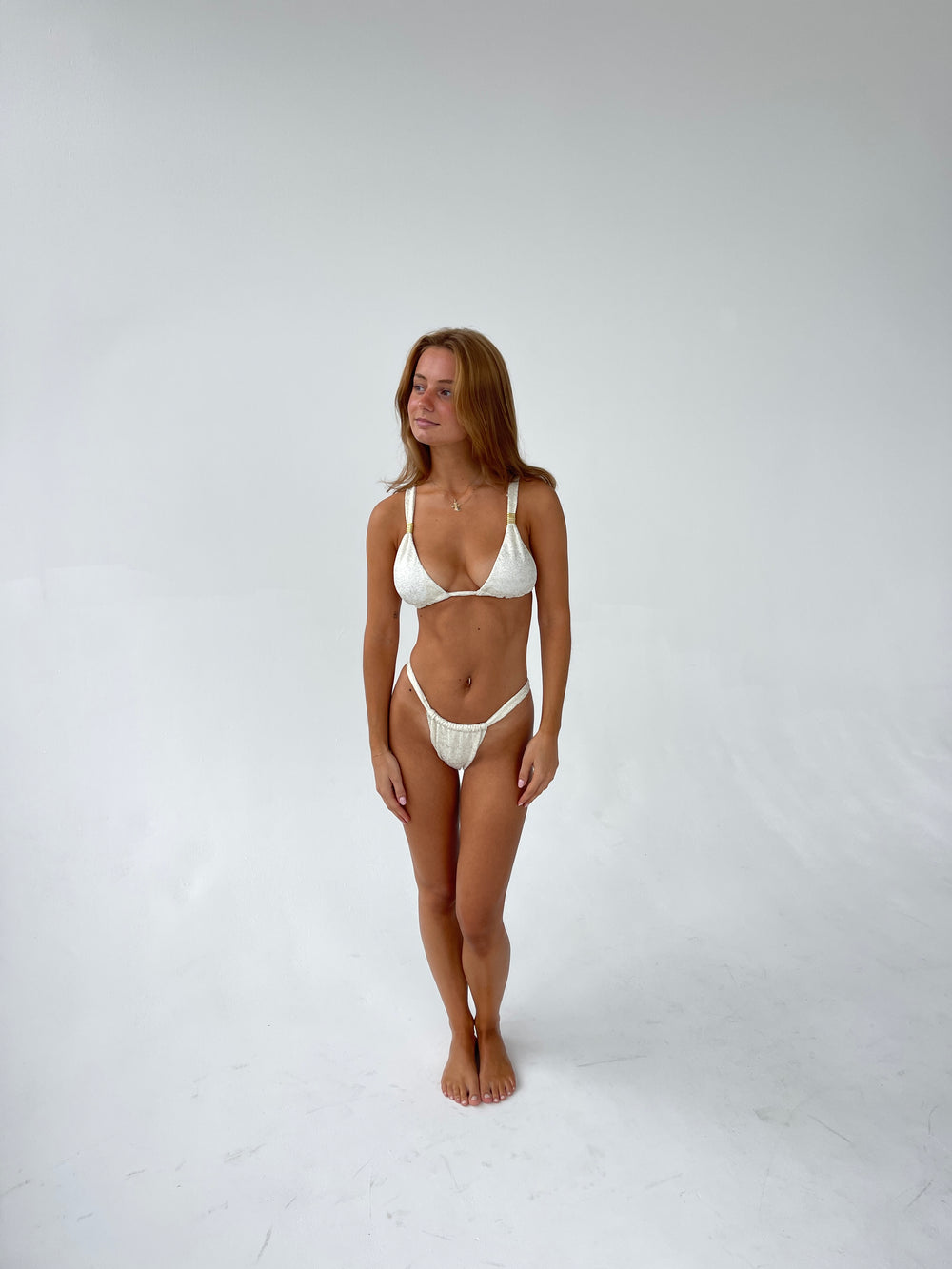 Bruna glimmer bikini - Beige