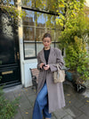 Alva oversized frakke - Taupe