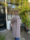 Alva oversized frakke - Taupe