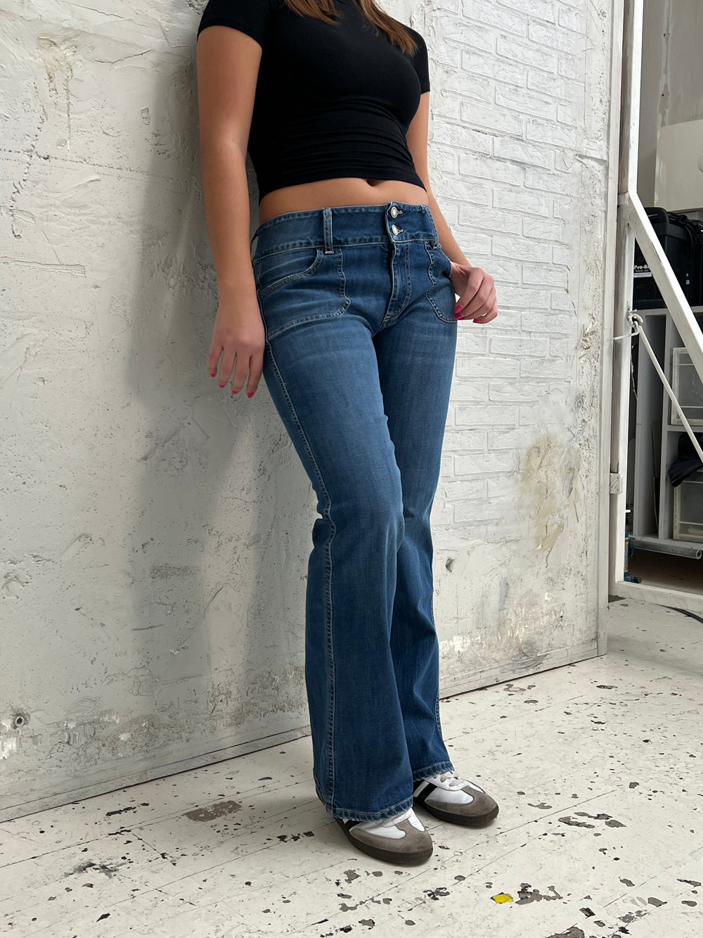 Amani bootcut jeans - Blå denim