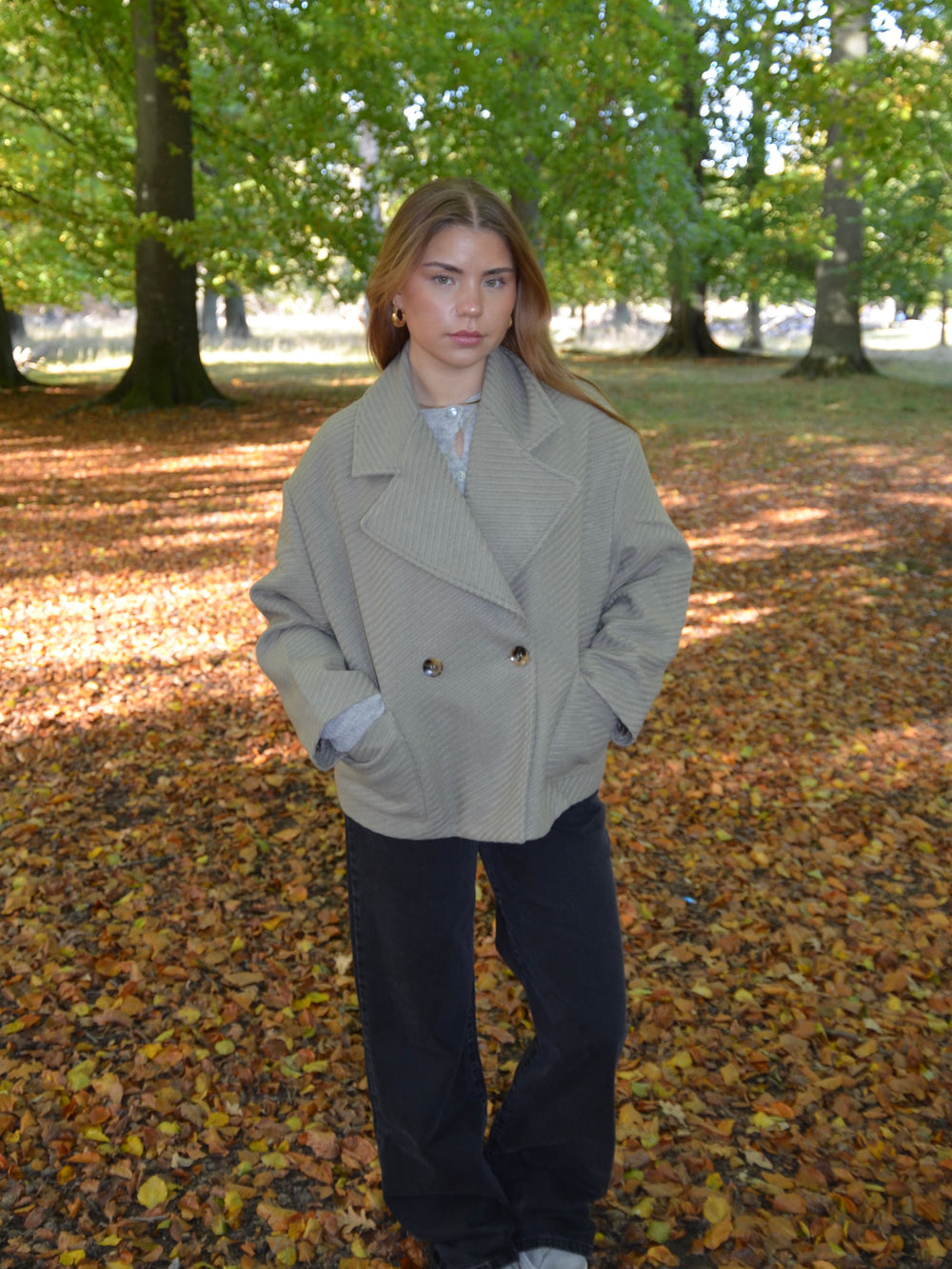 Adriana frakke - Sage grøn