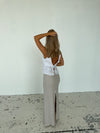 Lucy maxinederdel i hør - Beige