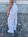 Herringbone bukser - Beige/hvid