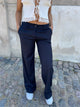 Kienna lavtaljede suitbukser - Navy