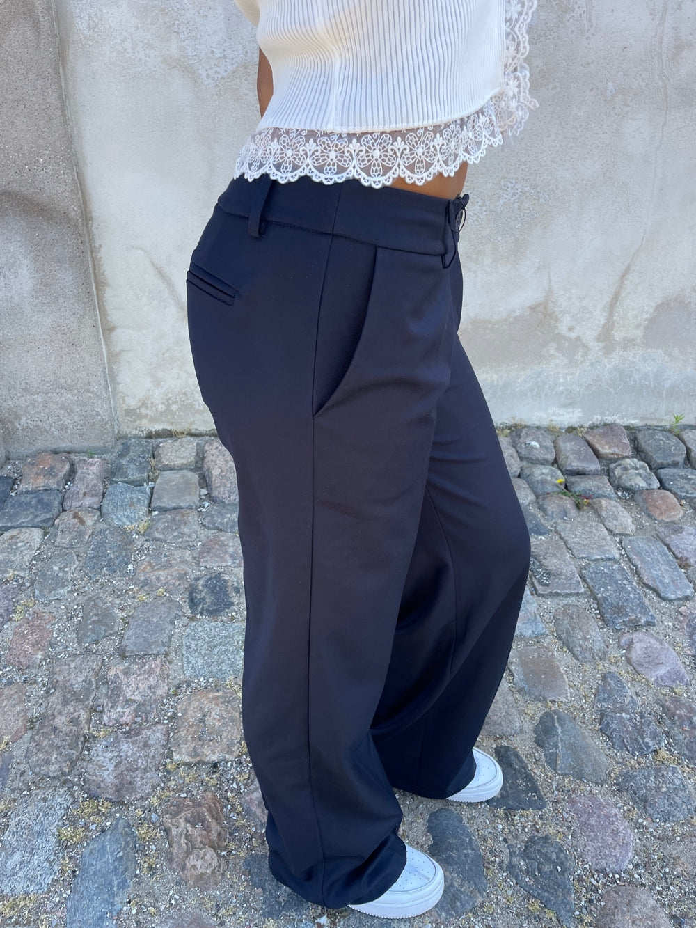 Kienna lavtaljede suitbukser - Navy