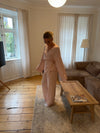 Rikki bluse med bindebånd - Lys rosa