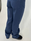 Gabardin jacquard jeans - Navy