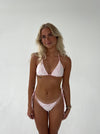 Amara blonde bikini - Lyserød/hvid