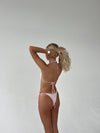 Amara blonde bikini - Lyserød/hvid