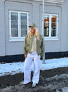 Anemon oversized jeans - Hvid
