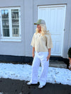 Anemon oversized jeans - Hvid