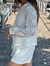 Angelina blondebluse - Hvid
