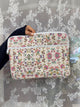 Honey computer sleeve - Off white med blomster
