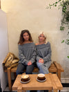 Elinor off shoulder strik - Grå