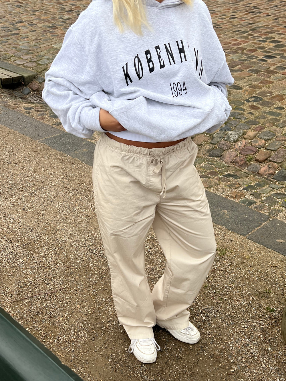 Thora løse bukser - Beige