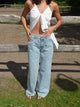 Samara jeans - Lys denim