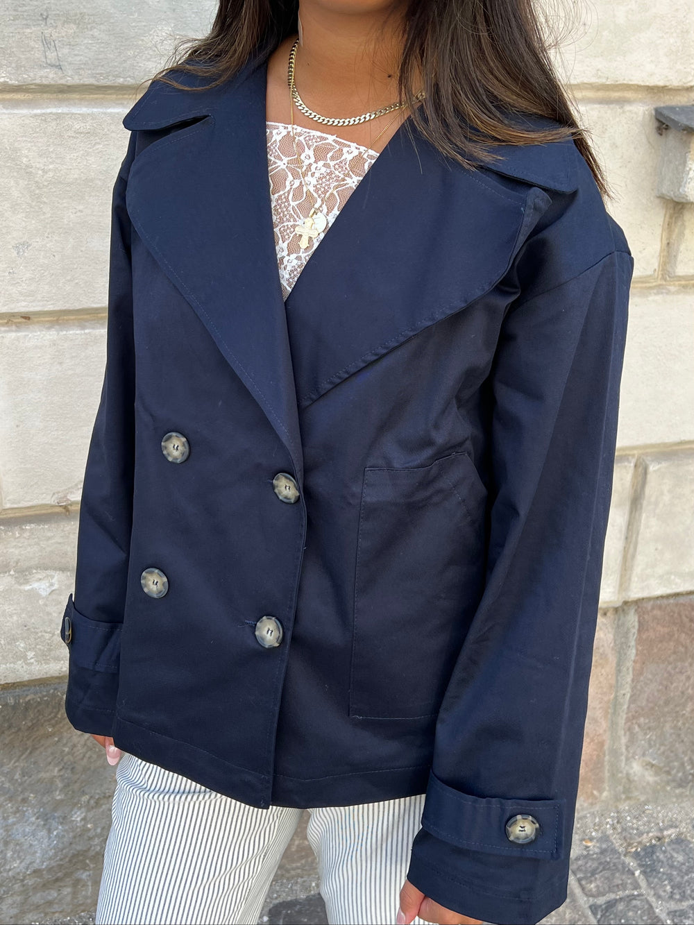 Via jakke - Navy