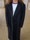Alva oversized frakke - Sort