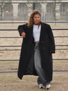 Alva oversized frakke - Sort