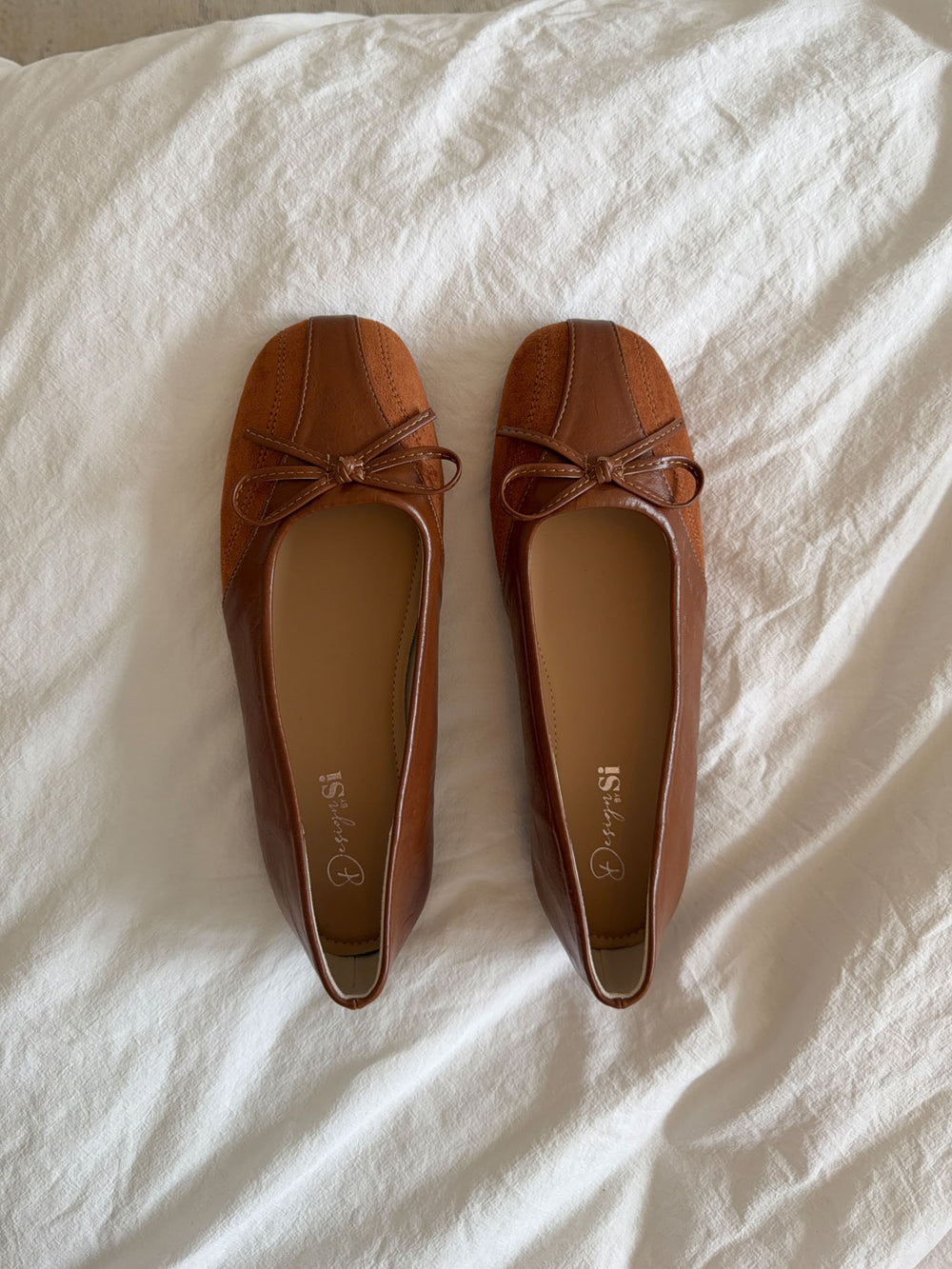 Nuella ballerina - Brun