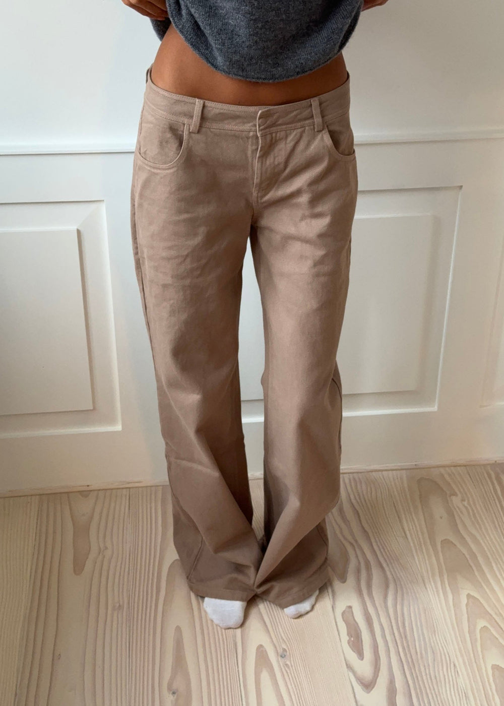 Lovia jeans - Taupe